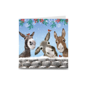 GWT Christmas Cards - Three Donkeys