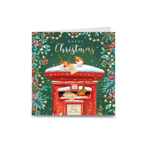 GWT Christmas Cards - Postbox Robins